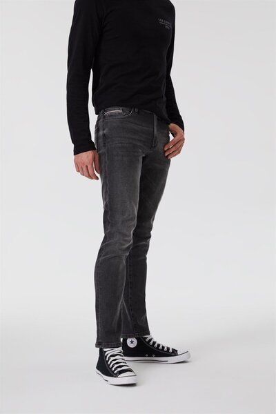 Lee Cooper Ανδρικό τζιν παντελόνι Jack Normal Waist Slim Fit Skinny Leg Grey