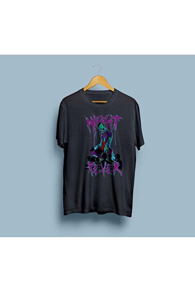 eioswear Tricou Unisex supradimensionat cu design Zombie Night Fever