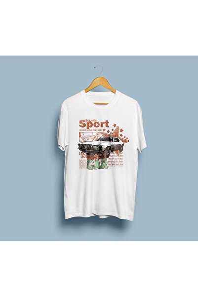 bahriyeli.jpeg Унисекс тениска с дизайн на огромен мускулест автомобил