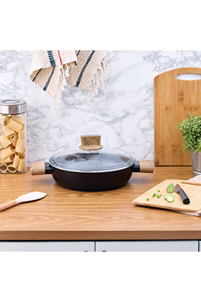Aryıldız Eco Ceramic Kısa Tencere 28 Cm