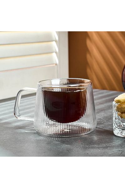 Perotti Lineo Short Double Wall Mug 200 ml