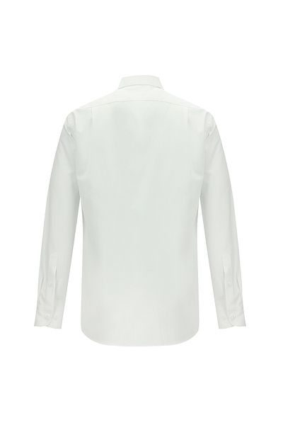 Abdullah Kiğılı Long Sleeve Patterned Classic Cotton Shirt