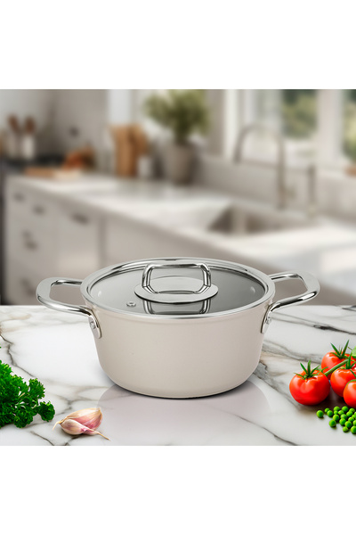 Aryıldız Atlanta Beige Pot 18 cm