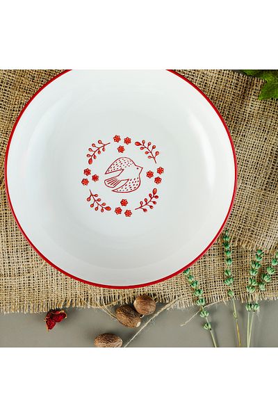 Aryıldız Red Bird Plate 20 cm