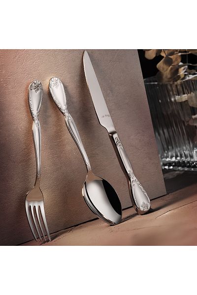 Aryıldız Emirgan 84 Piece 12 Person Fork Spoon Knife Set