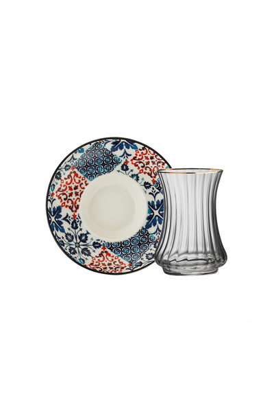 Sandro Moreno 1898 Lizbon Optik 12 Parça 6 Kişilik Çay Seti 150 ml