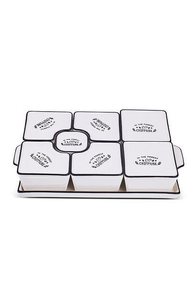 Aryıldız Chipmunk 15 Pieces Tray Rectangular Breakfast