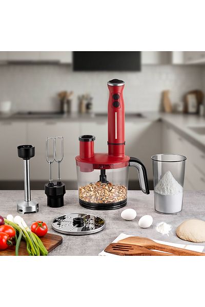 Aryıldız Red Multi Direction Food Processor