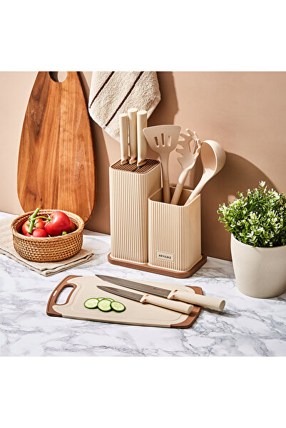 Aryıldız Miyabi 10 Parça Blok Bıçak Ve Pano Seti