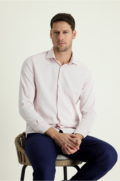 Kiğılı Cămașă cu mânecă lungă, slim fit, din bumbac clasic, ușor de călcat