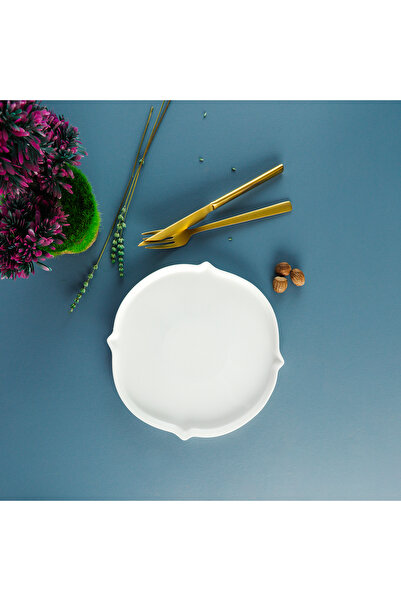 Aryıldız Lunar Round Serving Plate 23 cm