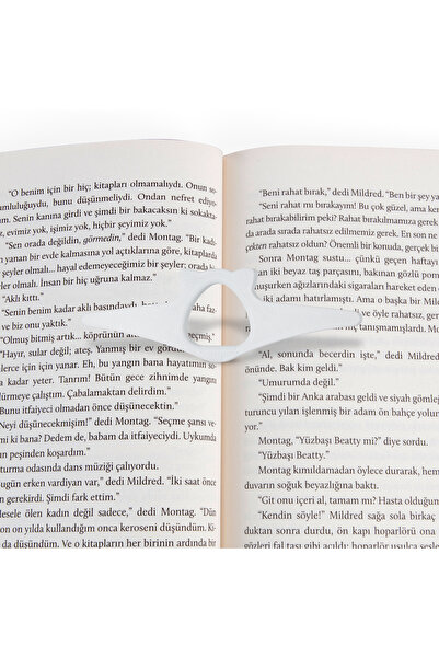 BCOVERART 3d Ayraç Okuma Yüzüğü Beyaz