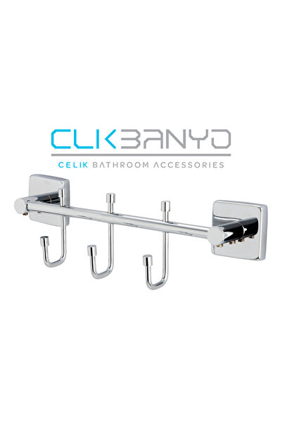 ÇELİK BANYO VİZYON ÜÇLÜ ASKILIK PİRİNÇ MALZEME ( 10 YIL GARANTİLİ )