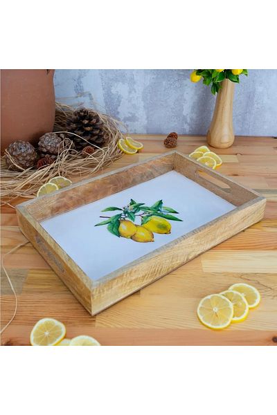 Bambum Kangura Lemon Tea Tray Small