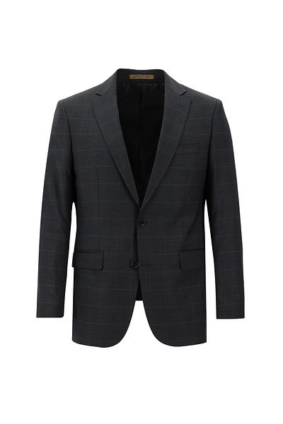 Abdullah Kiğılı Wool Classic Checkered Suit