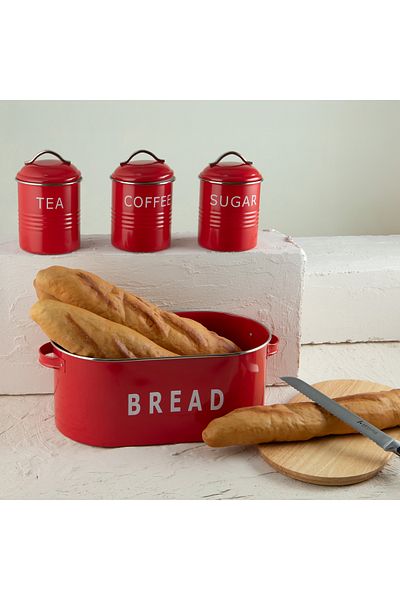 Aryıldız Deluxe Bamboo Bread Bowl and 3-Piece Storage Set
