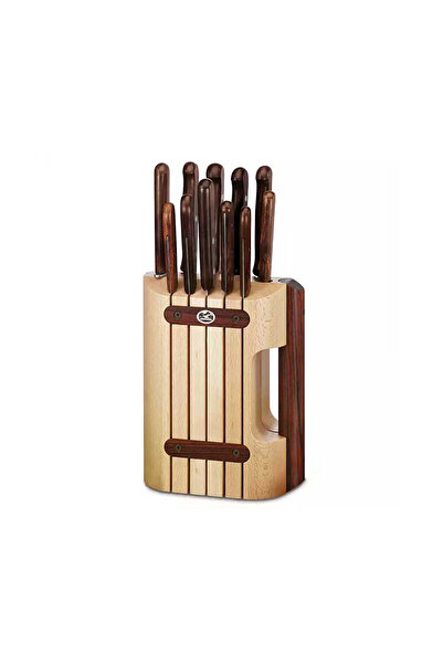 Victorinox 11 Parça Ahşap Blok Bıçak Seti