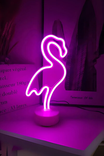 Arfseb Flamingo Neon LED Lamba - Modern Gece Işığı