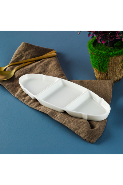 Aryıldız Lunar Round 3 Compartment Plate