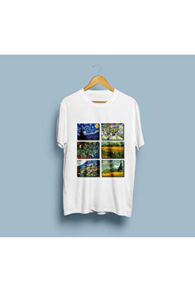 Generic Brand Van Gogh Works Paintings Printed - Unisex Oversize T-shirt