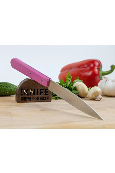 Opinel Essential Paslanmaz Çelik Soyma Bıçağı - Pembe