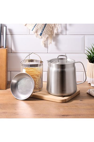 AROW Steel Frying Pot 2 Liters