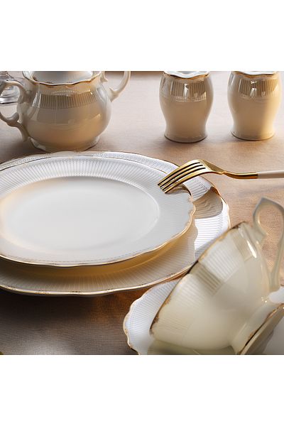 Aryıldız Milanis 36 Piece Breakfast Set for 6 People
