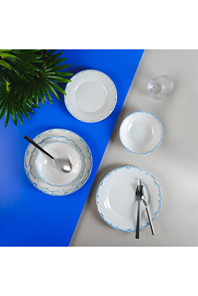 Aryıldız Liana Mavi 24 Parça 6 Kişilik Yemek Takımı