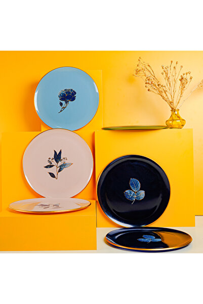 Aryıldız Round 6 Piece Serving Plate 26 cm