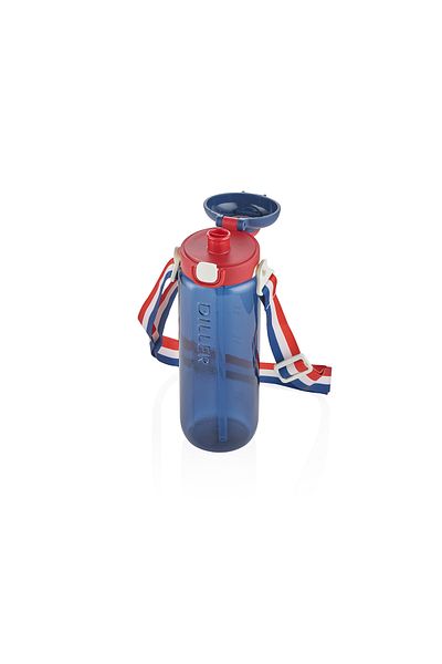 DILLER Water Bottle with Straw Blue 780 ml