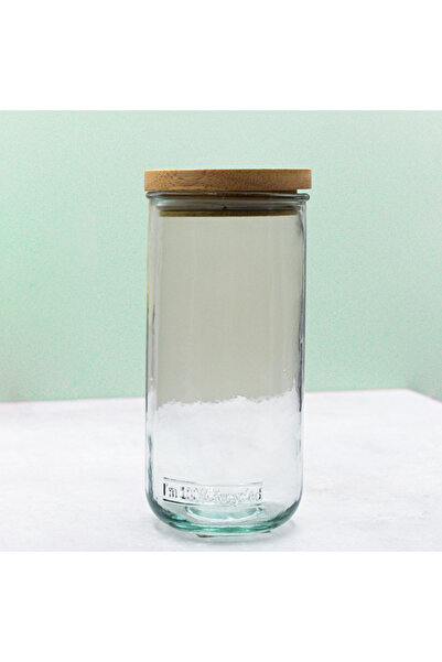 san miguel Ahşap Kapaklı Düz Kavanoz 820 Cc