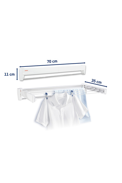 Leifheit Protect Plus Duvar Monte Kurutucu 70x35 Cm