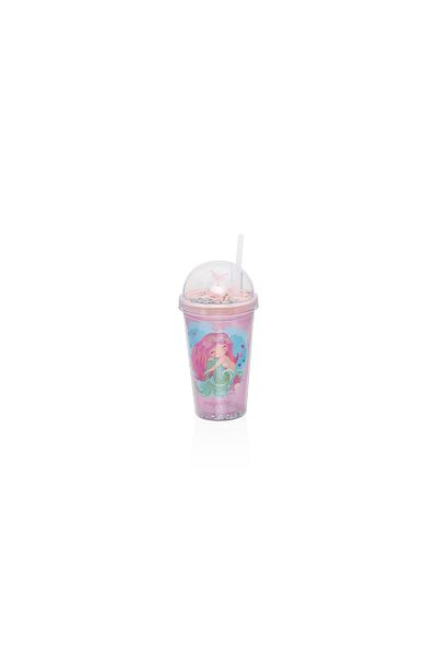Vagonlife Pink Flask - 450 ml with Straw