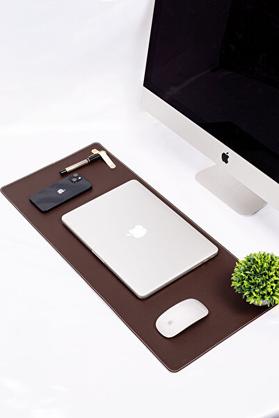 isimliksepeti Pu Deri Ofis Masa Matı Laptop Sümen Takımı Geniş Mouse Pad