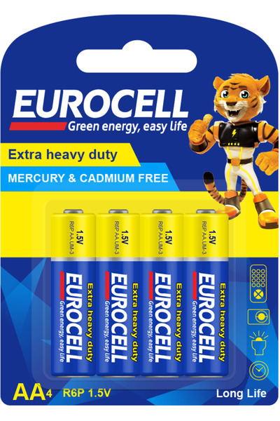 EUROCELL Kalem Pil Aa4 R6p 1.5 V