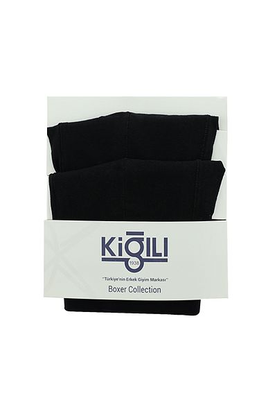 Kiğılı Set of 2 Plain Cotton Single Jersey Boxers
