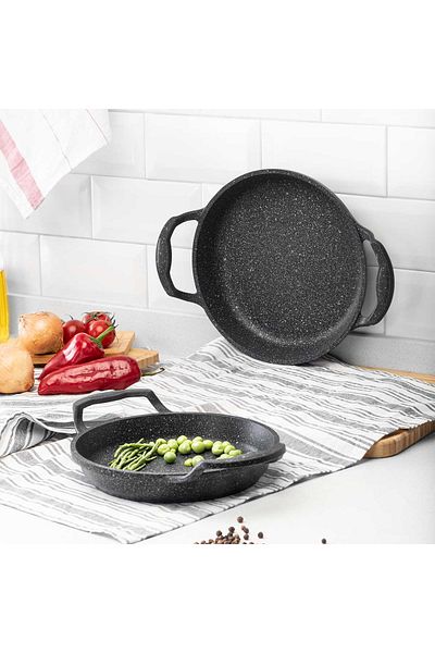 Aryıldız Cast-Alu 2 Piece Pan Set 18-20 cm Coldstone