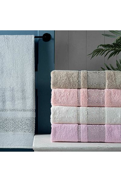 MAXSTYLE Prosop Nirvana Bamboo Gri 50X90 cm