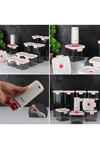 AROW Sunn 10 Piece Vacuum Storage Container