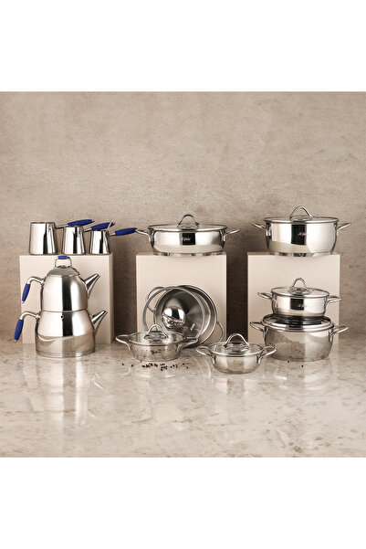 Aryıldız Solo 21 Parça Lacivert Çelik Çeyiz Seti