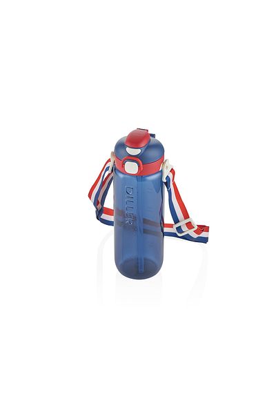 DILLER Water Bottle with Straw Blue 780 ml