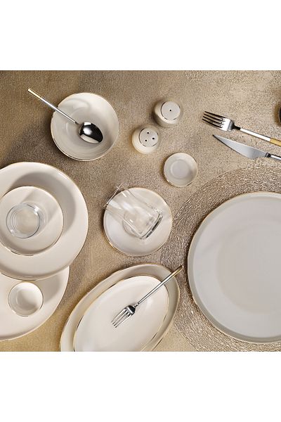 Aryıldız Aria Gold 35 Pieces Breakfast Set for 6 People