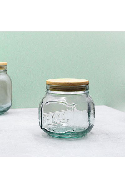 san miguel Orginal Ahşap Kapaklı Kavanoz 800 Cc