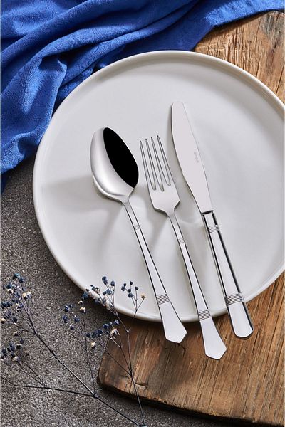 on-on Montecarlo 84 Piece Fork Spoon Knife Set 18/10