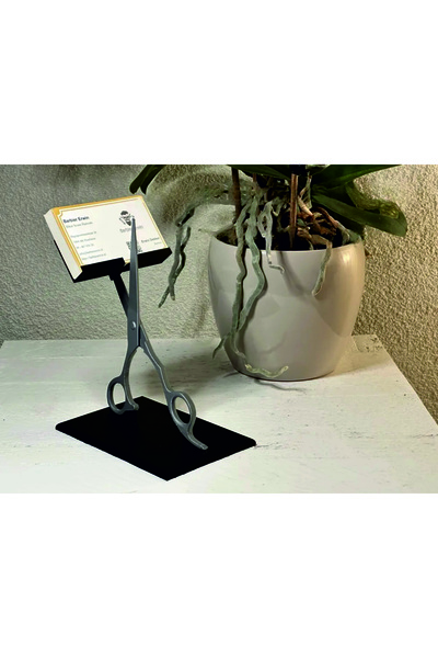 Figürler حامل بطاقة العمل - حامل بطاقة العمل مع شكل مقص - حامل بطاقة العمل ثل...