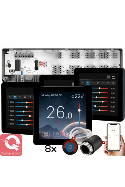 Quicksmart Kit de automatizare Q10 pentru încălzire prin pardoseală