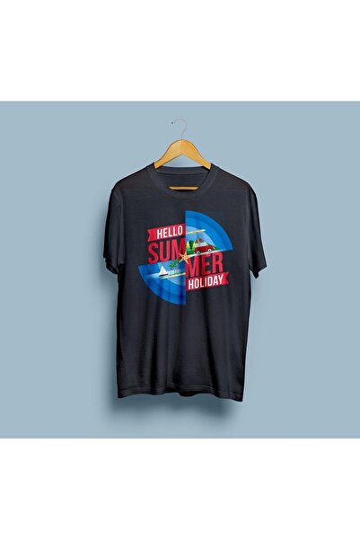 Generic Brand Oversized Summer Vacation / Hello Summer Holiday Design Unisex ...