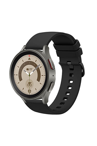Tagomoon Samsung Galaxy Watch 4 5 6 7 Serisi 40mm Ve 44mm Ile Uyumlu Kordon Jel Silikon Tokalı Kayış