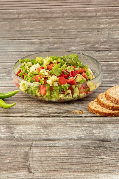 Lizzy Barun Patterned Salad Bowl