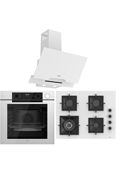 Ferre Fryart Artline Steam Qep64cb - Sc406-wfa - D064-sa 9 Prog. Dijital Turbo Ank. Set - Beyaz